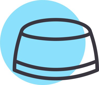 Takiya. Web simgesi basit illüstrasyon