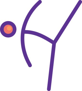 Tekvando. Web simgesi basit illüstrasyon