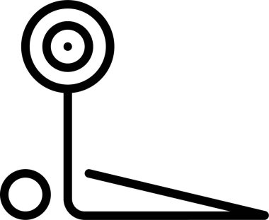 Felç oyunları. Web simgesi basit illüstrasyon