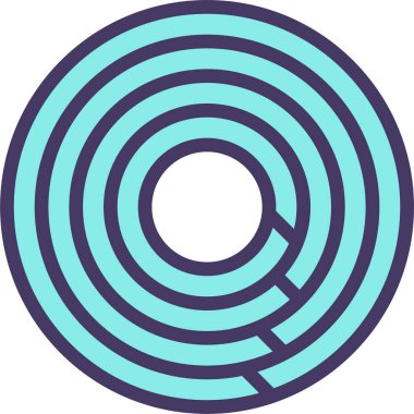 Hedef. Web simgesi basit illüstrasyon