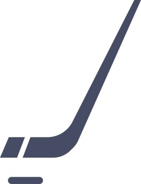 buz hokeyi web simgesi, basit vektör illüstrasyonu