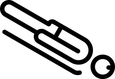 Kayak. Web simgesi basit illüstrasyon