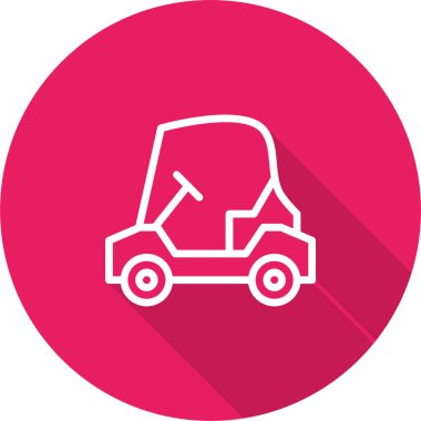 golf web simgesi basit illüstrasyon