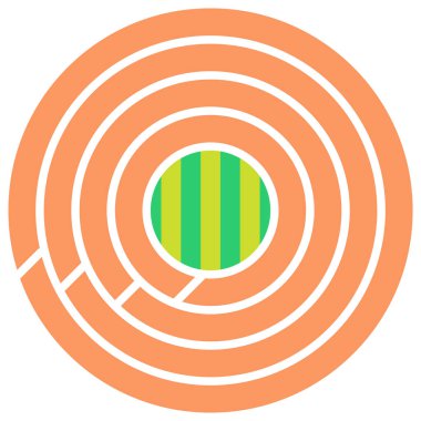 Spor sahası. Web simgesi basit tasarım