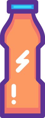 Enerji içeceği simgesinin vektör illüstrasyonu