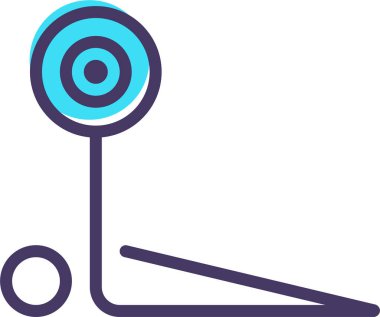 Felç oyunları. Web simgesi basit illüstrasyon