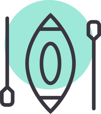 Kano. Web simgesi basit illüstrasyon 