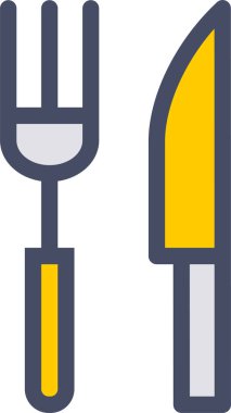 bıçak ağ simgesi, basit vektör illüstrasyonu 