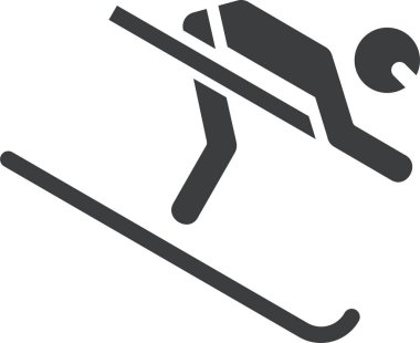 kayak vektörü illüstrasyon simgesi 