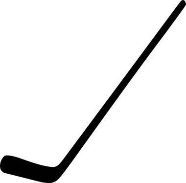 buz hokeyi web simgesi, basit vektör illüstrasyonu