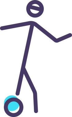 Felç oyunları. Web simgesi basit illüstrasyon