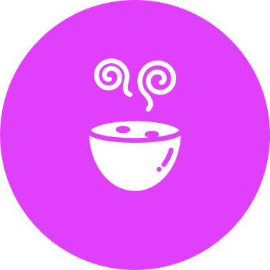 yiyecek ve içecek beyaz bckground üzerinde düz vektör simgesi