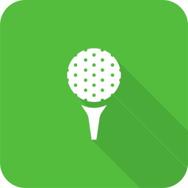 golf web simgesi basit illüstrasyon