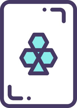 Kumarhane kartlarının vektör illüstrasyonu 