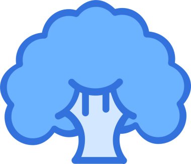 Brokoli. Web simgesi basit illüstrasyon