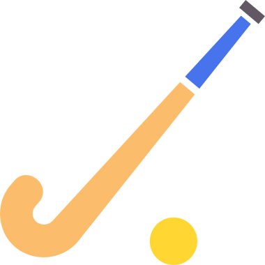 Hokey sopası ağ simgesi, vektör illüstrasyonu 