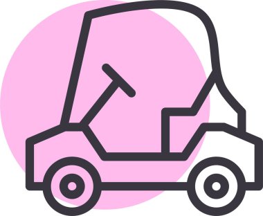 golf web simgesi basit illüstrasyon