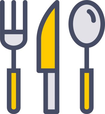 bıçak ağ simgesi, basit vektör illüstrasyonu 