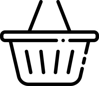 Alışveriş sepeti. Basit tasarım