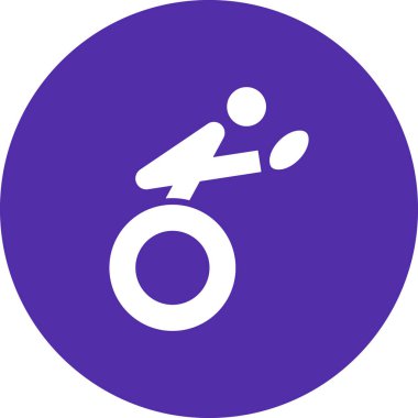 Tek pasifleştirilmiş simgenin vektör illüstrasyonu