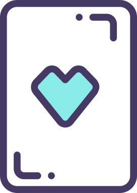 Kumarhane kartlarının vektör illüstrasyonu 