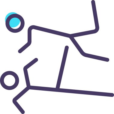 Felç oyunları. Web simgesi basit illüstrasyon