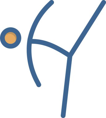 Tekvando. Web simgesi basit illüstrasyon