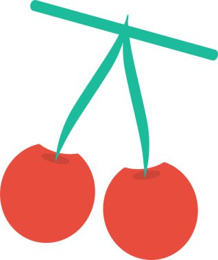 Çilek. Web simgesi basit illüstrasyon