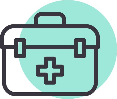 İlk yardım çantası. Basit tasarım