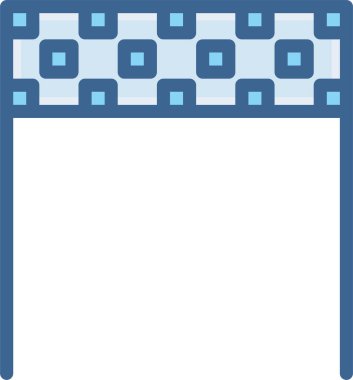 bitiş çizgisi bayrak web simgesi basit illüstrasyon 