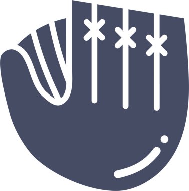 beyzbol eldiveni. Basit tasarım 