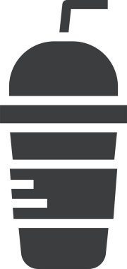 Kahve. Web simgesi basit illüstrasyon 