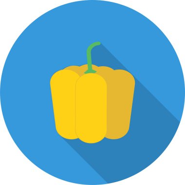 tek bir çan biberi vektör çizimi