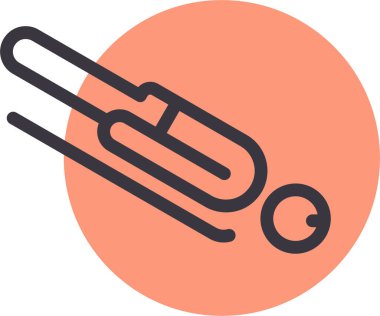 kayan ağ simgesi basit illüstrasyon