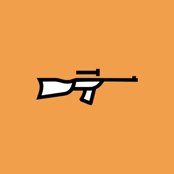 Значок Пістолета Векторна Ілюстрація — стоковий вектор