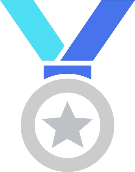 Medalha Ícone Web Ilustração Simples —  Vetores de Stock