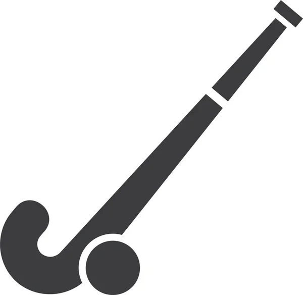 Hockey Stick Web Icon Vector Illustration — Stock Vector