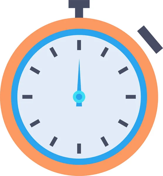 Stopwatch Web Icoon Eenvoudige Illustratie — Stockvector