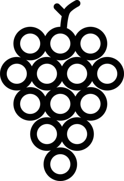 Trauben Symbol Vektor Illustration — Stockvektor