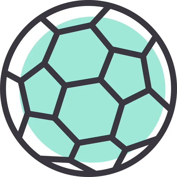 Balonmano Ilustración Vectorial — Vector de stock