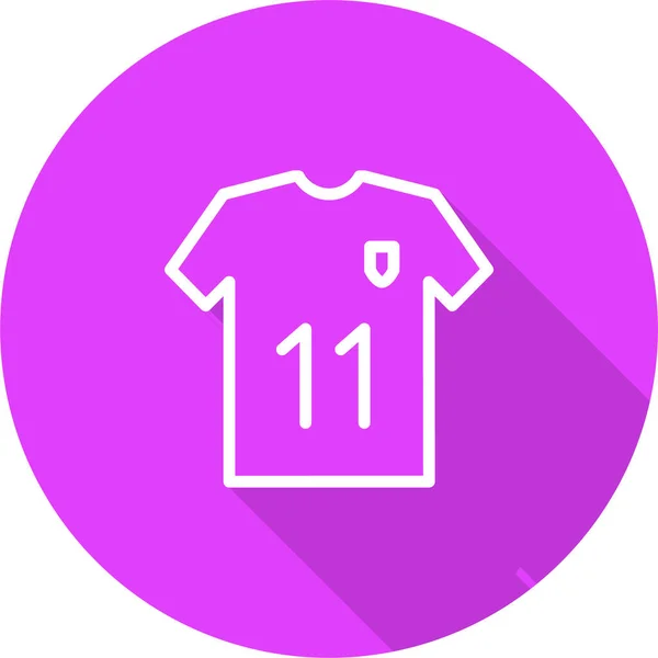 Shirt Vektor Illustration Symbol — Stockvektor