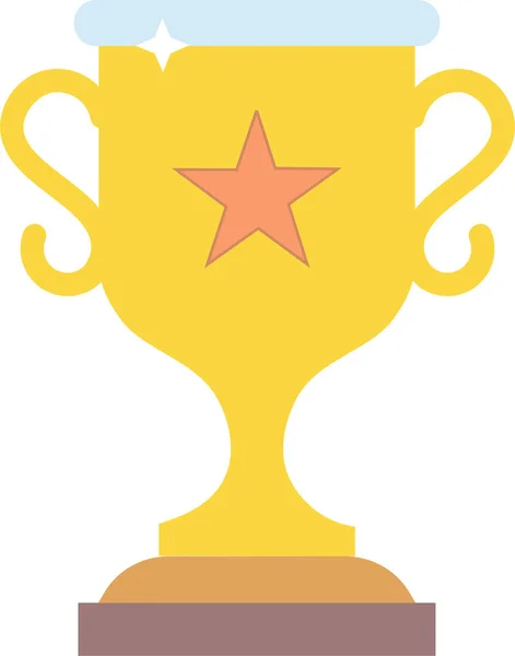 Trophy Web Icon Simple Illustration — Stock Vector