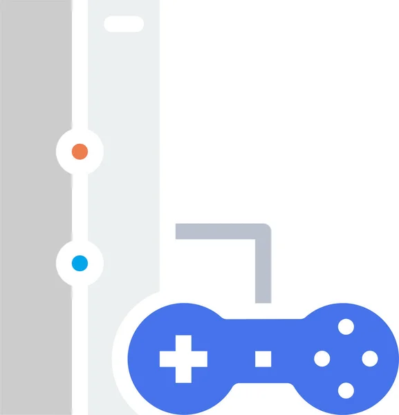 Video Game Console Simple Design — Stock Vector