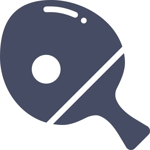 Ping Pong Icono Web Ilustración Vectorial Simple — Archivo Imágenes Vectoriales