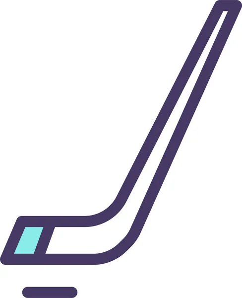 Икона Хоккейной Паутины Простая Векторная Иллюстрация — стоковый вектор