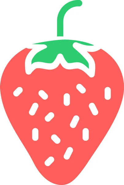 草莓图标矢量图解 — 图库矢量图片