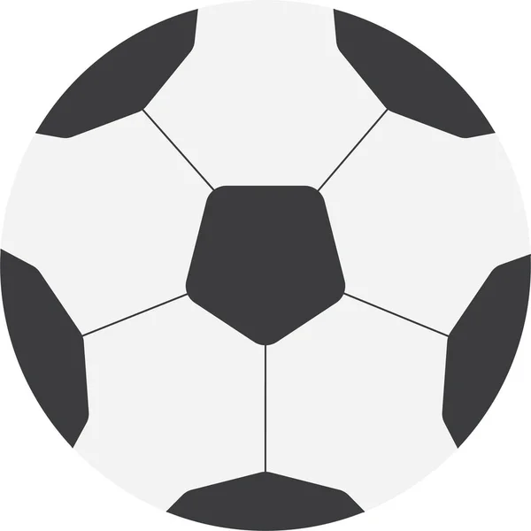 Icona Del Pallone Calcio Illustrazione Vettoriale — Vettoriale Stock