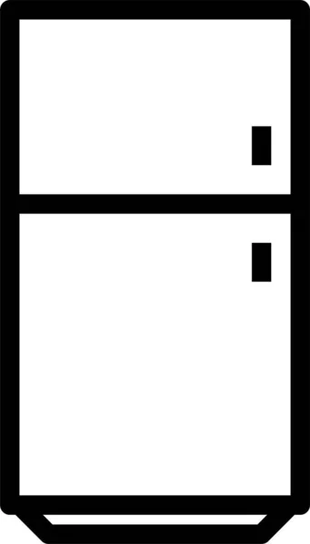 Современная Иллюстрация Вектора Холодильника — стоковый вектор