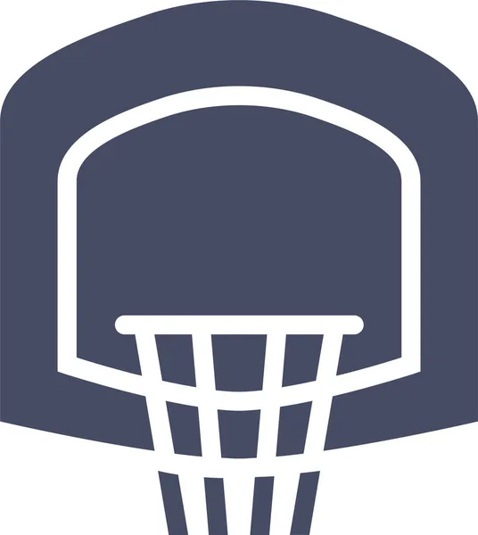 Icône Basket Illustration Vectorielle — Image vectorielle