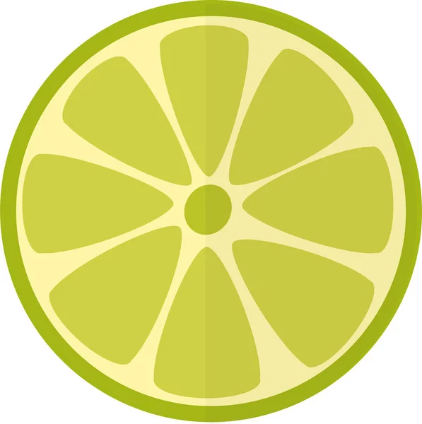 Limón Icono Web Ilustración Simple — Vector de stock